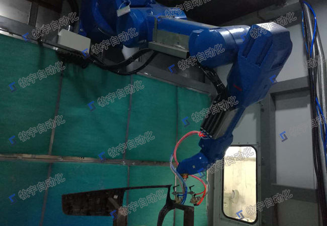 汽車(chē)內(nèi)飾件機(jī)器人噴膠線(xiàn)